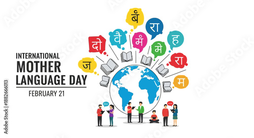 Wallpaper Mural Global Celebration of International Mother Language Day on February 21st with Diverse Cultures and Languages Torontodigital.ca