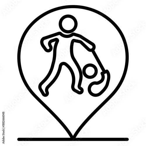 Golf Course Locator Icon