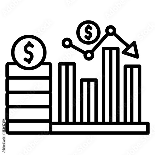 Economic Downturn Icon