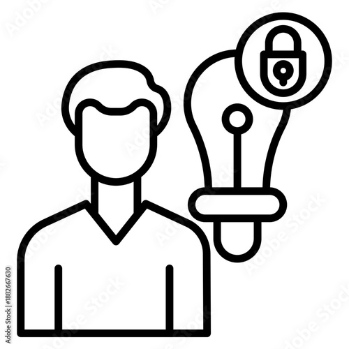 Intellectual Property Theft Icon