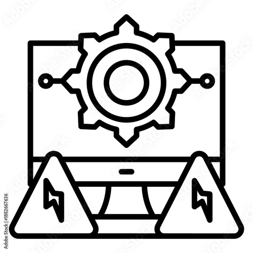 IT System Outages Icon