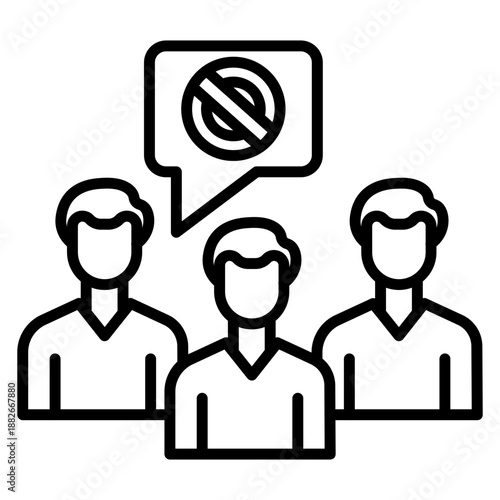 Social Media Backlash Icon