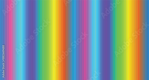 Vibrant rainbow stripes pattern