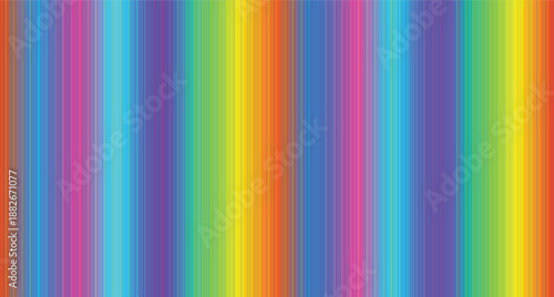 Vibrant rainbow stripes pattern