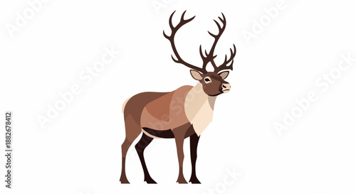 Reindeer with transparent background