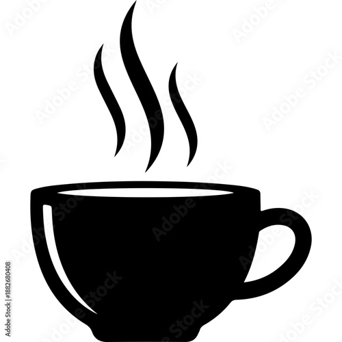 Steaming Coffee Cup Icon