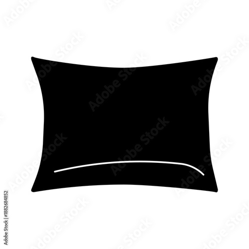 pillow tool for sleeping graphic icon vector