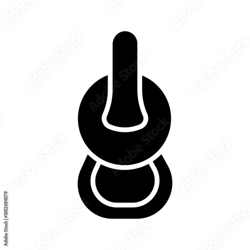 baby pacifier graphic icon vector