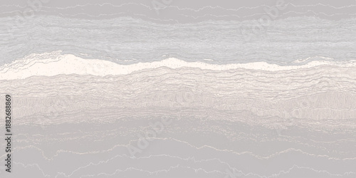 Minimalist abstract background featuring horizontal wavy lines in shades of grey and pale cream, evoking a sense of calm and subtle texture