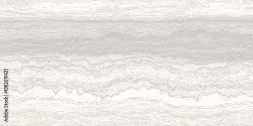 Monochrome abstract geological strata with intricate fine lines creating a textured, layered pattern in shades of grey and white