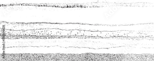 Abstract layered geological strata with textured bands and granular details creating a natural cross-section view of earth layers and sediment deposits