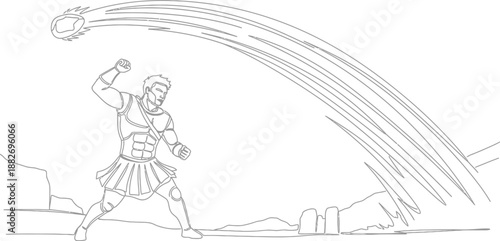 sketch of a girl with long hair