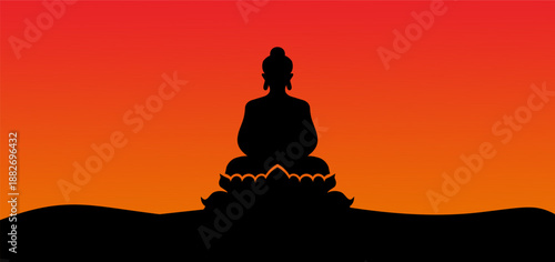 HAAPY VESAK DAY STOCK VECTOR 