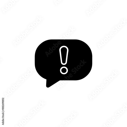 Computer Notification symbol icon design. illustration isolated on white background.