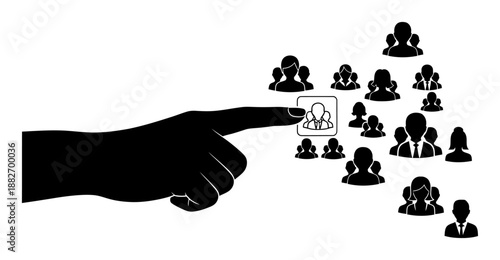 Targeted Marketing: Audience Segmentation Concept