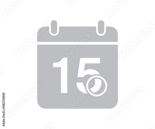 Calendar Icon for Date, Schedule and UI Design