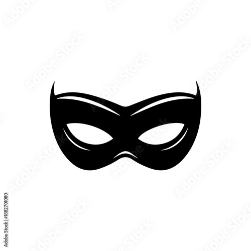 Bandit mask icon icon design. illustration isolated on white background