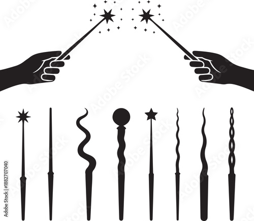 Magic wands set