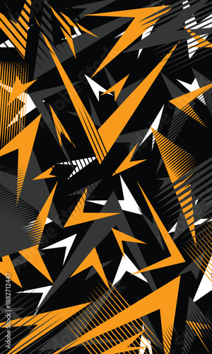 Modern abstract pattern background for sports jersey sublimation