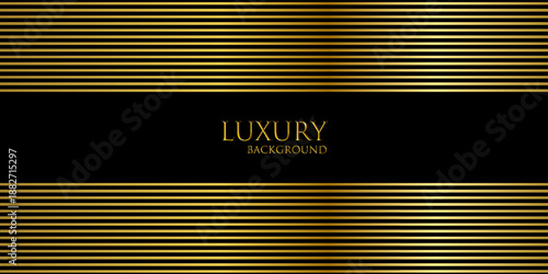 Black and Gold Abstract Luxury Background. Modern Minimal Premium Design Template. Amazing Welcome Invite. Grand Celebration Banner for Birthday and Anniversary. Elegant Decorative Layout Template.