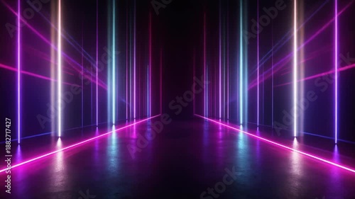 Wallpaper Mural ピンクと青の光 Torontodigital.ca