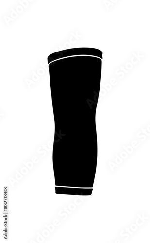 Black Compression Knee Sleeve
