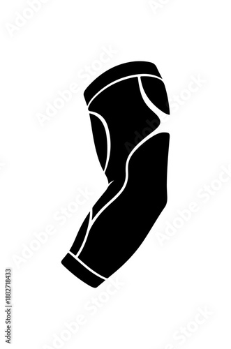 Black Compression Elbow Sleeve