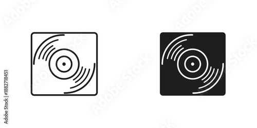 Abstract Sound Waves in Black and White