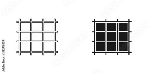 Black and White Grid Patterns