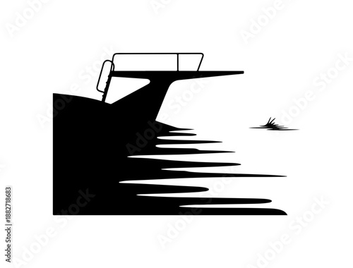 Diving Platform at Night