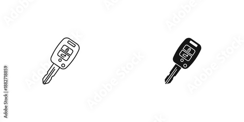 Car Key Fob with Remote Control