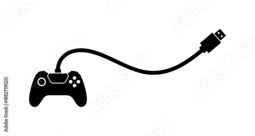 Gaming Controller with USB Cable