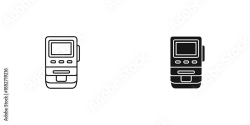 Vintage Walkie-Talkie Pairs in Black and White