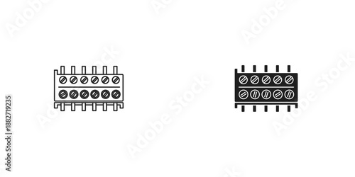 Two Sets of Electronic Circuit Boards
