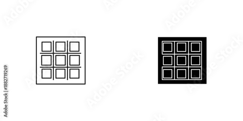 Grid Patterns in Black and White