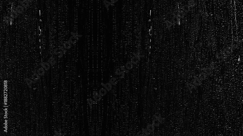 water drops on black