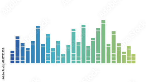 Sound Waveform Audio Equalizer Digital Music Technology Graphic Illustration