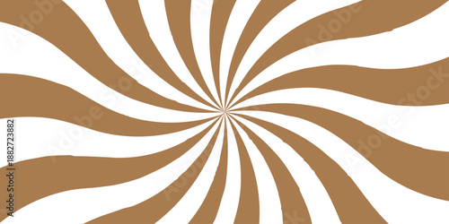 Sunburst Modern retro vintage sunrise sunbeam element spiral striped. Spiral starburst and striped pattern abstract geometric retro sunrays line wavy texture.