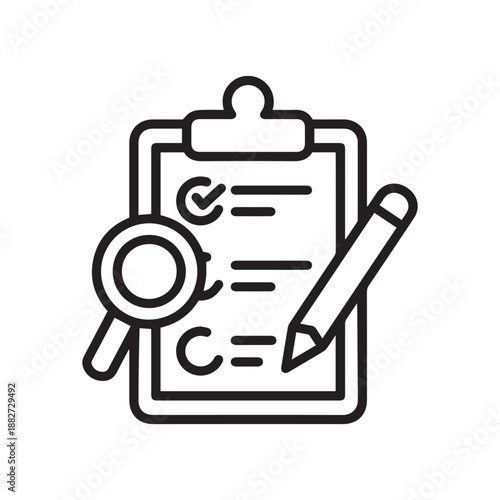 Evaluation Icon Single Vector Collection
