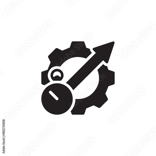 Productivity, efficiency vector icon
