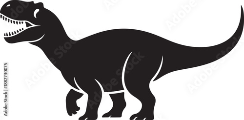 Tyrannosaurus Rex Silhouette Vector Illustration

Fierce T-Rex Dinosaur Black Silhouette Design

Prehistoric Tyrannosaurus Rex Icon Illustration