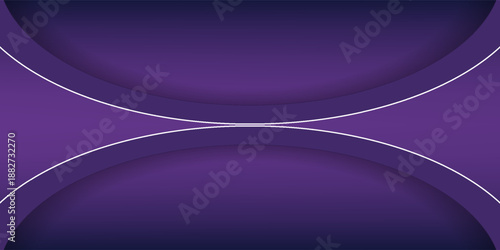 Abstract vector glowing concentric circles on a purple gradient background. modern design