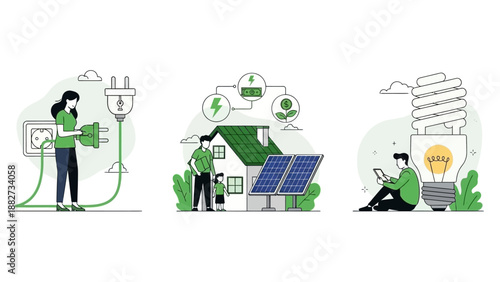 Sustainable Energy Solutions: Eco-Friendly Living and Renewable Power Concepts
