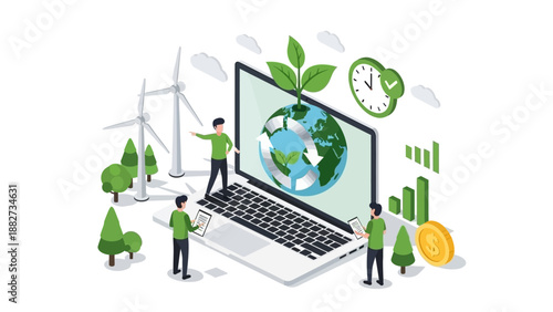 Eco-friendly Business Technology: People and Sustainable Energy Solutions