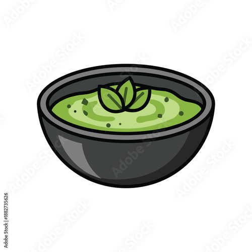 Creamy Pesto Sauce in Bowl