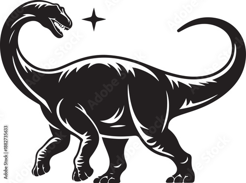 Tyrannosaurus Rex Silhouette Vector Illustration

Fierce T-Rex Dinosaur Black Silhouette Design

Prehistoric Tyrannosaurus Rex Icon Illustration