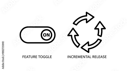 Icons for neural style transfer and image super-resolution, representing AI art generation and image enhancement.
