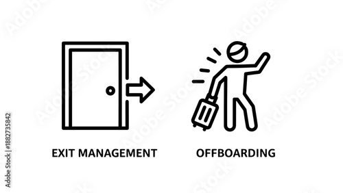 Icons for mobile testing and tablet testing, with magnifying glasses examining devices for quality assurance.