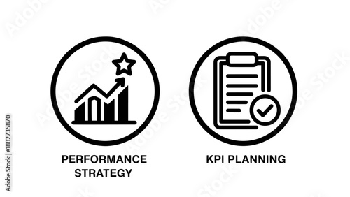 Shareholder engagement depicted with shaking hands inside a speech bubble, and feedback session icon with document and thought cloud.