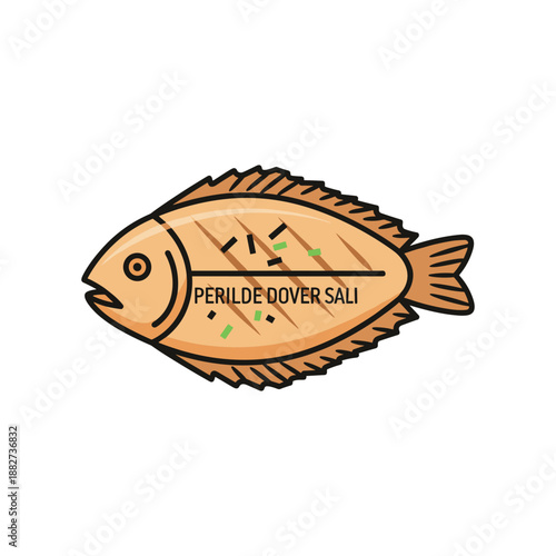 Wooden Fish Sign Perilde Goversal